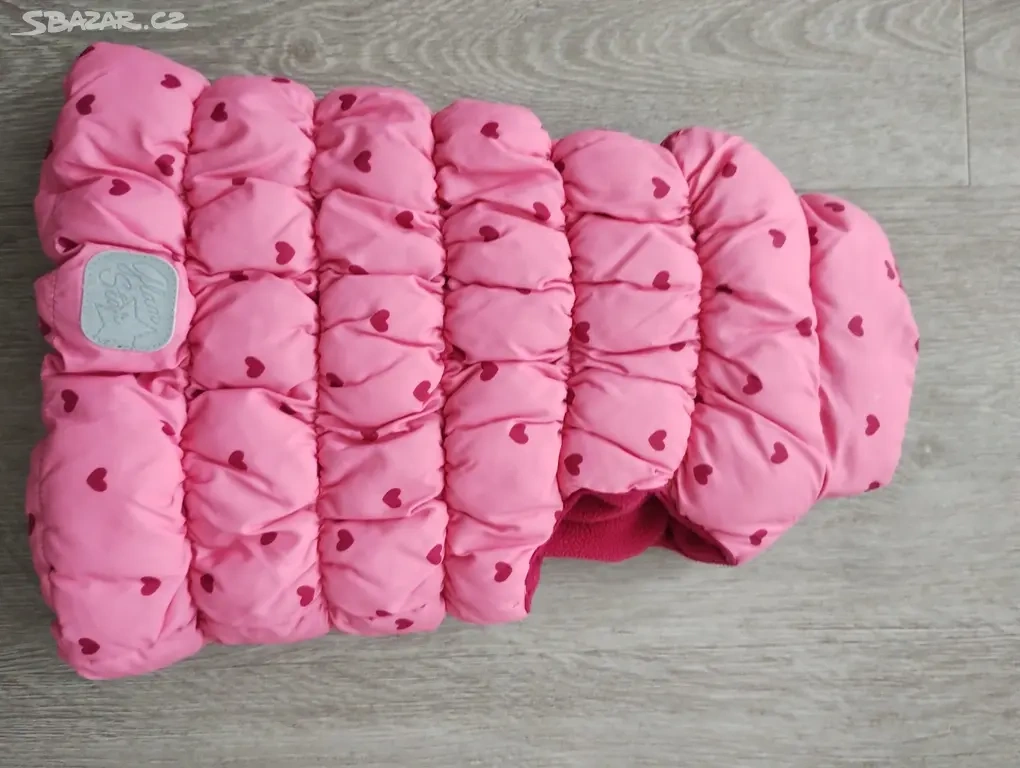 Dívčí teplá vesta (velikost 80, 9 až 12 měsíců) - 5