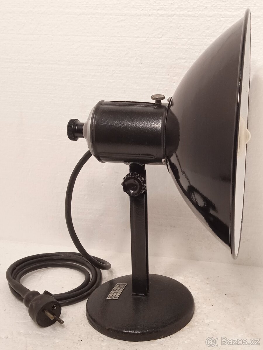 Industrial smaltované retro světlo - OK stav - 5