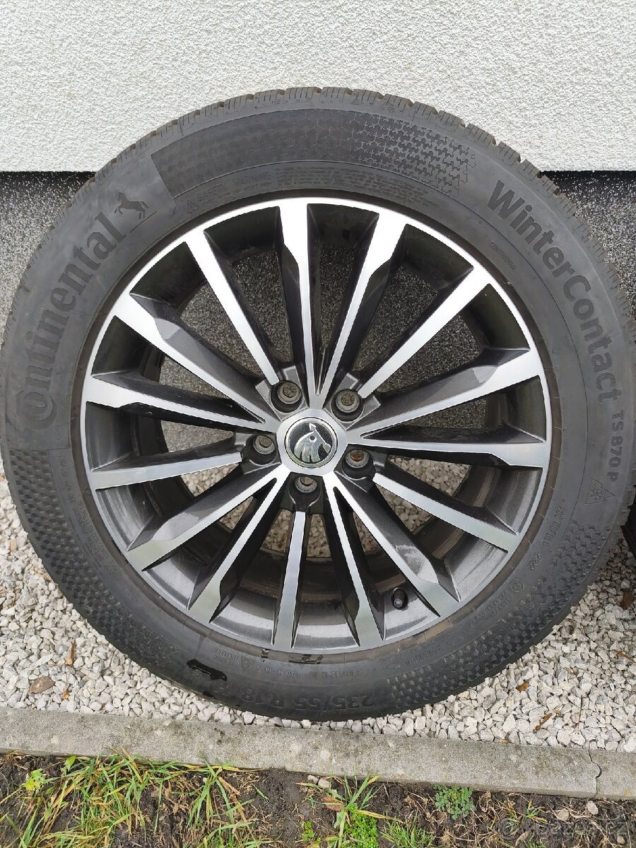 Originální Kola Škoda kodiaq zimní pneu. Trinity - 5