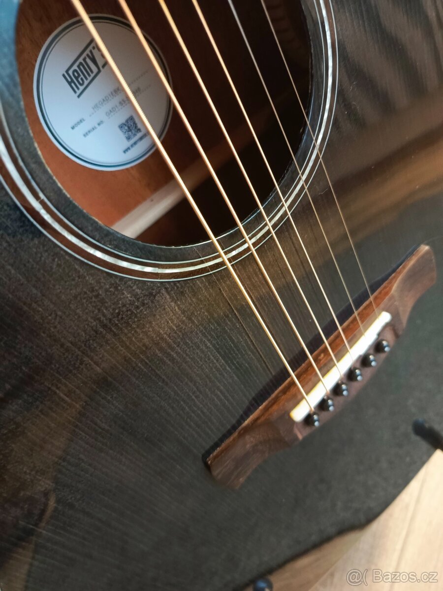 Elektroakustická kytara HENRYS (Nová) - 5