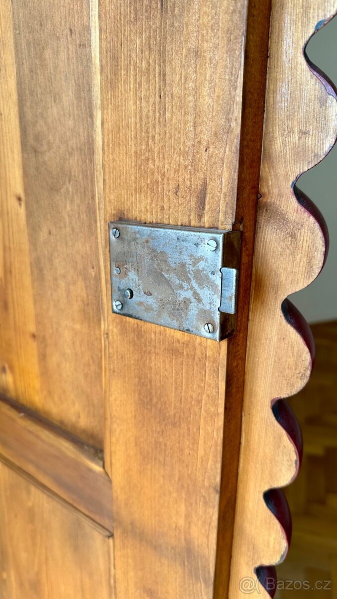 Starožitná ručně malovaná skřín ✔️ - 5