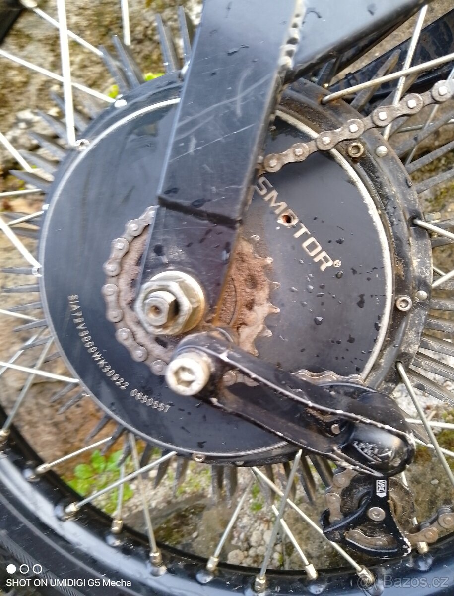 Elektro motorka - možná výměna za celoodpružené elektro kolo