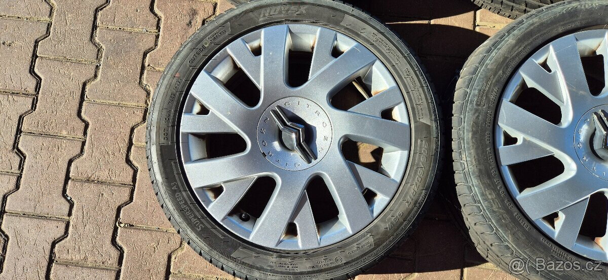 Alu kola Citroen C4 Grand 4x108 6,5x17 ET26 205/50r17 letní - 5