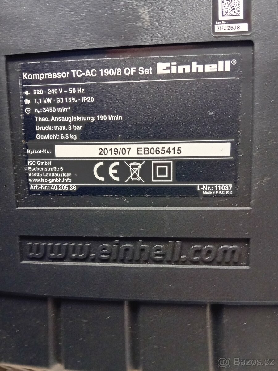 Kompresor Einhel na 220V - 5