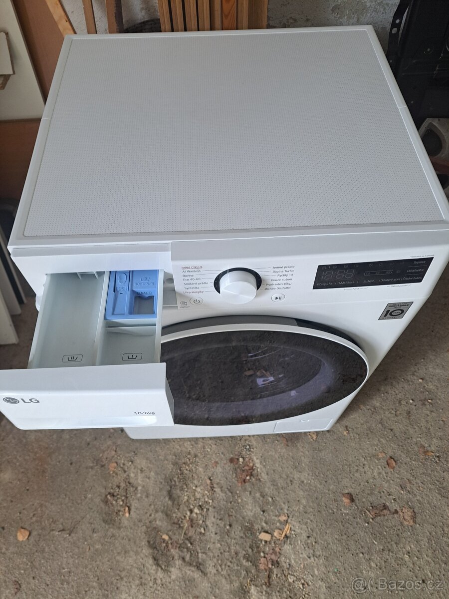 Parní pračka/sušička LG 10/6 kg - 5