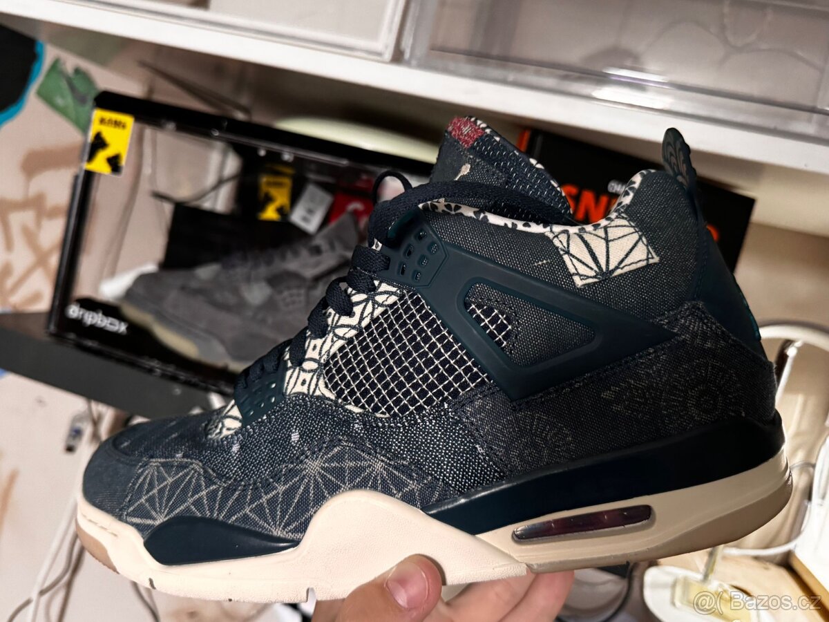 Jordan 4 retro sashiko 4 - 5