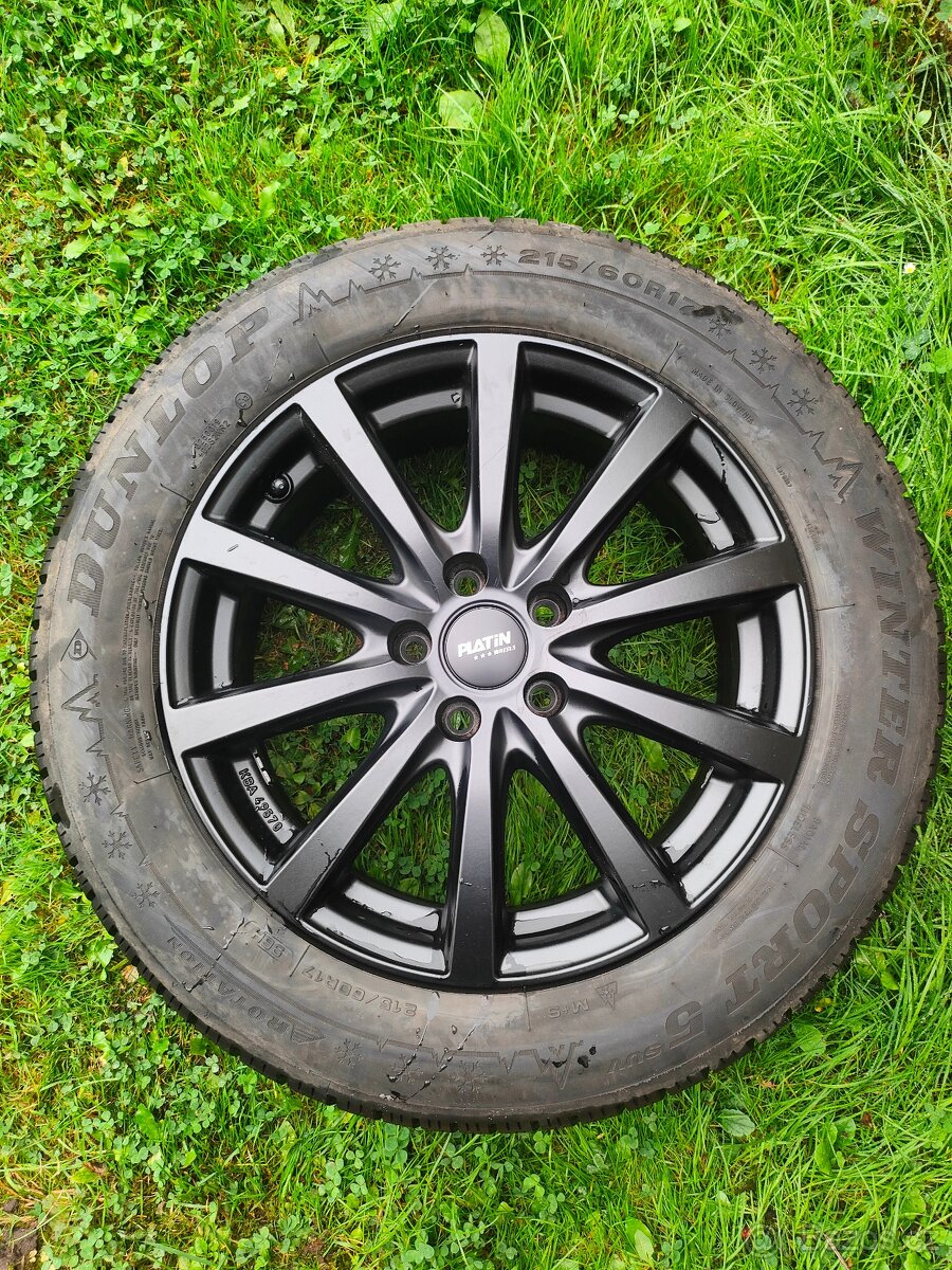 Alu disky PLATIN + zimní pneu 215/60 R17 - 5