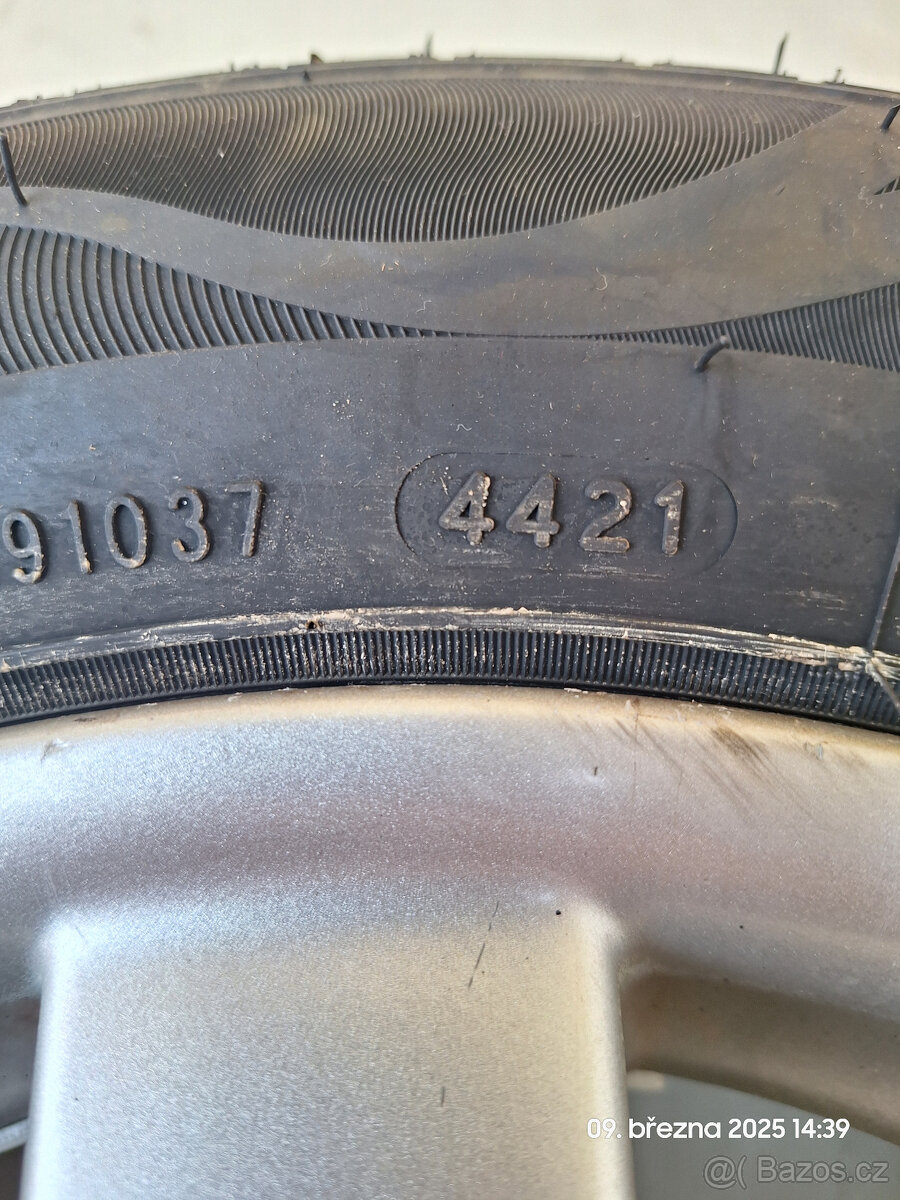 Sada alu disků+zánovní letní pneu 185/60/14 - 5