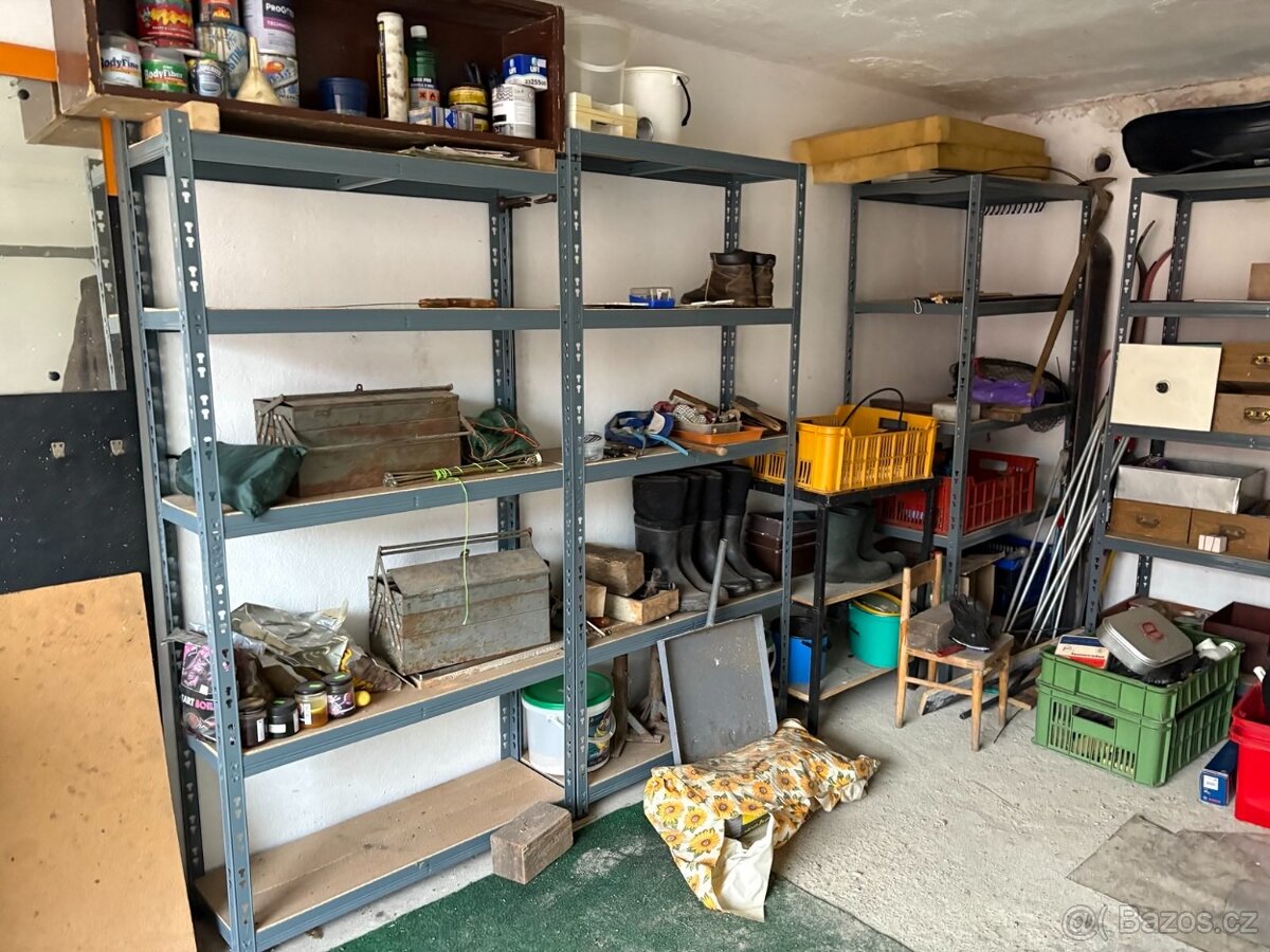 Kovový policový regál - 5