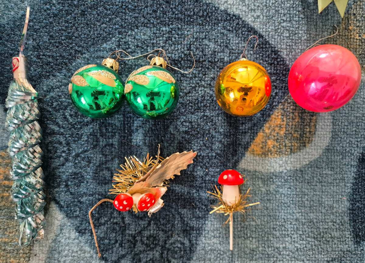 Staré předrevoluční vánoční ozdoby - 5