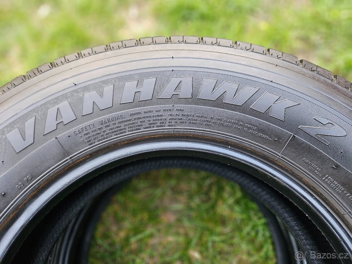 2x Letní ZÁTĚŽOVÉ pneu Firestone Van-H 2 - 215/75 R16C - 85% - 5