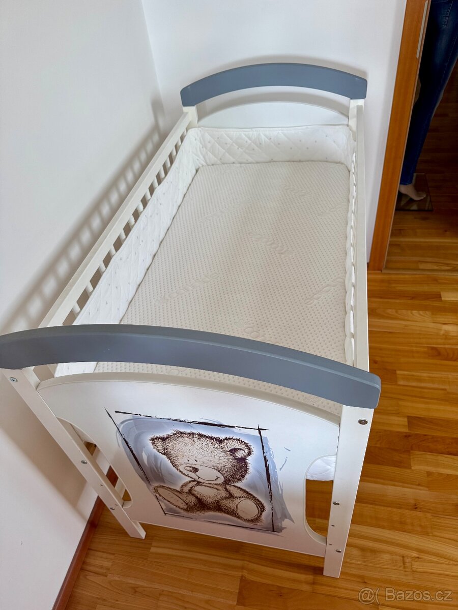 IKEA chránič na příčky postýlky, mantinel 60x120 - 5