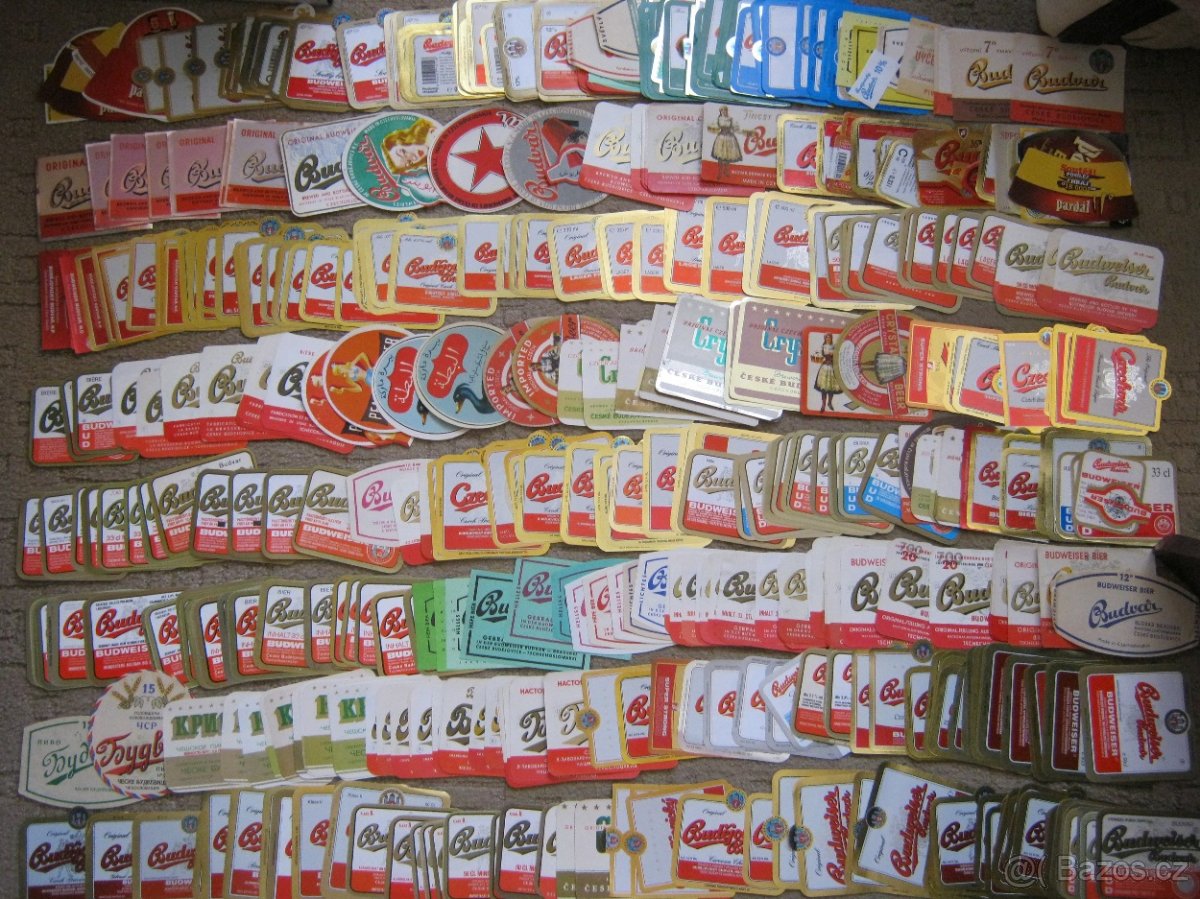 sbírka pivní etikety pivovar BUDVAR Č. Budějovice 1052ks - 5