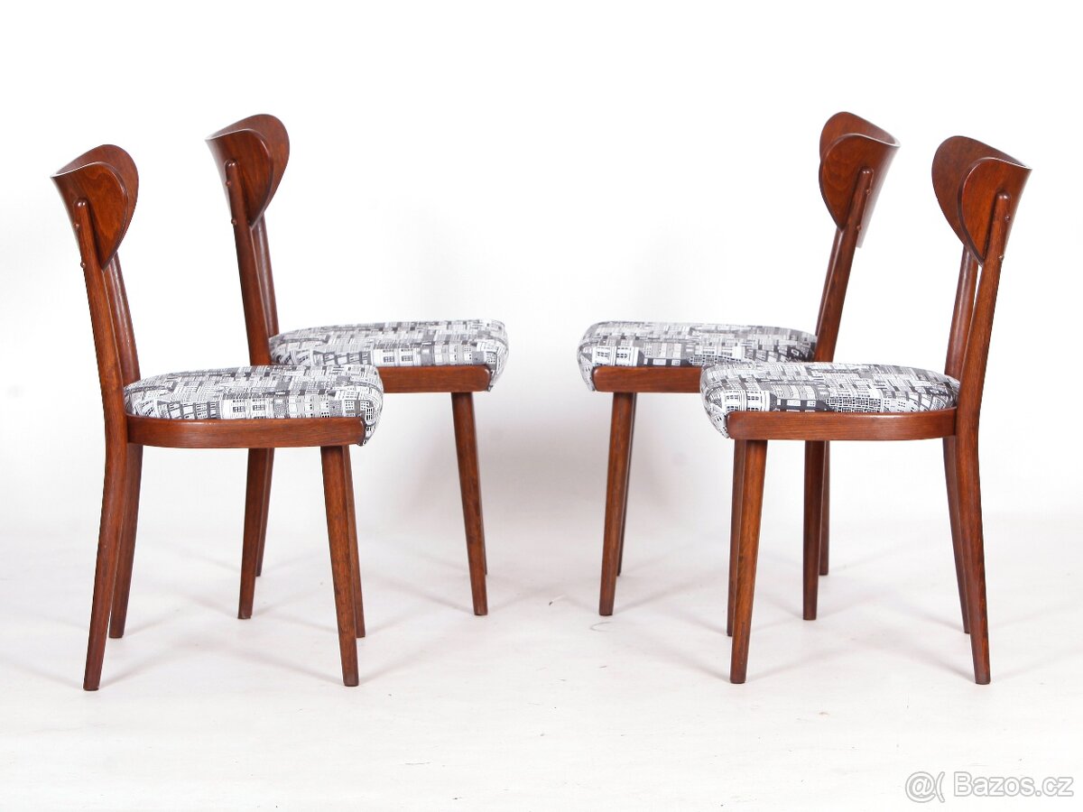 Přečalouněné jídelní židle TON Banana. - 5