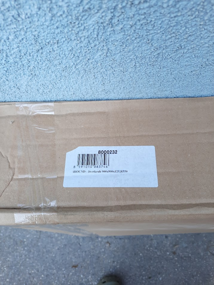 Sprchová vanička samonosná Roth iROUND 90x90cm - 5