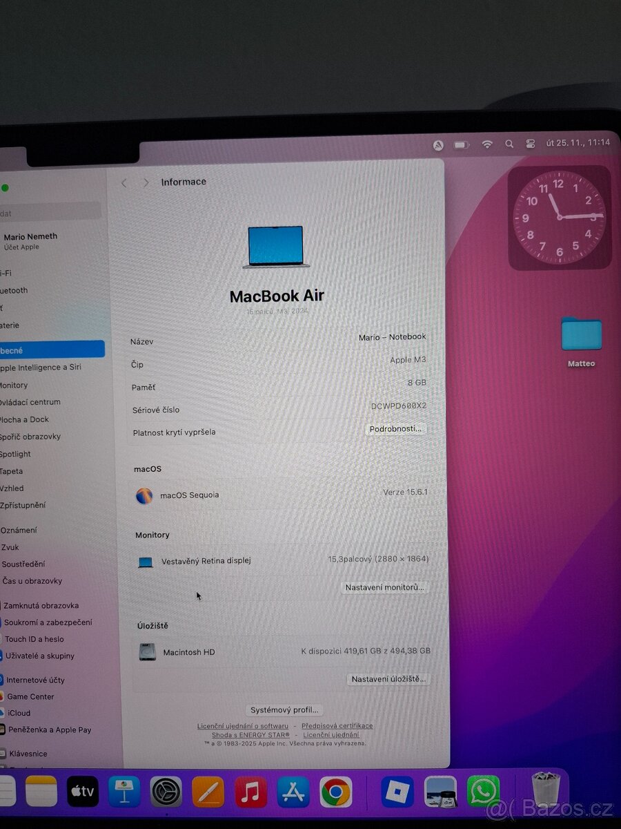 Macbook air 15 M3 512GB - 5