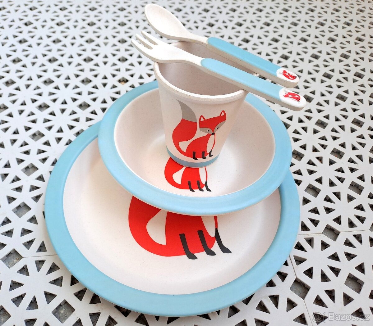 Krásná dětská jídelní souprava Liška EXCELLENT HOUSEWARE - 5