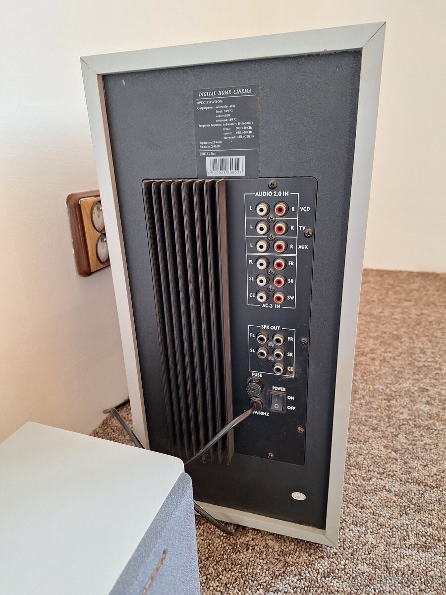 Gembird 5.1 reproduktory a subwoofer - 5