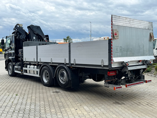 DAF CF 450 6X2 - valník s hydraulickou rukou + čelo - 5