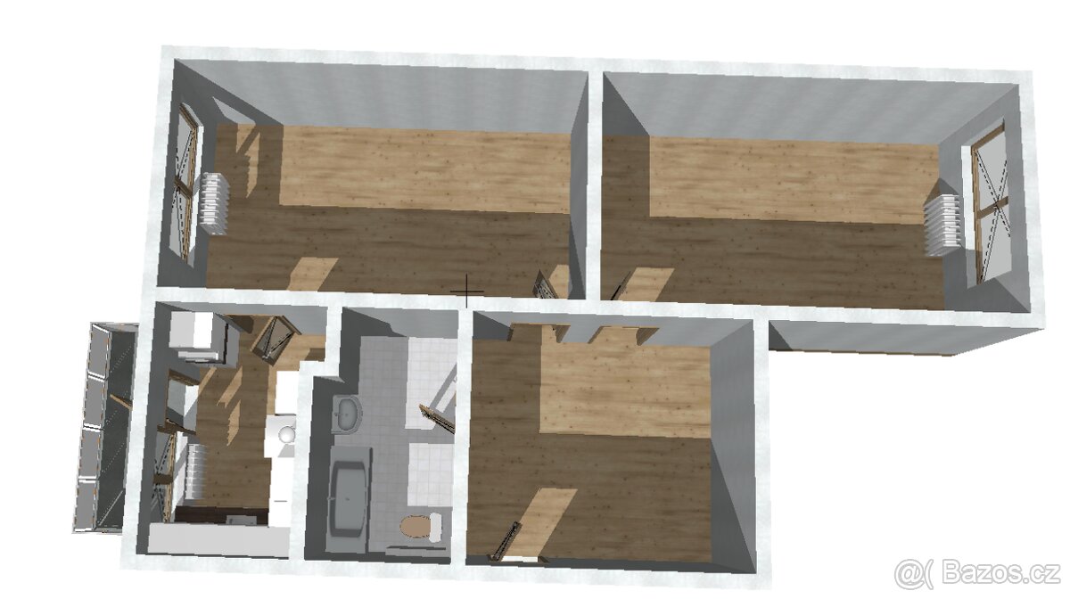 Zrekonstruovaný byt 2+1 - 5