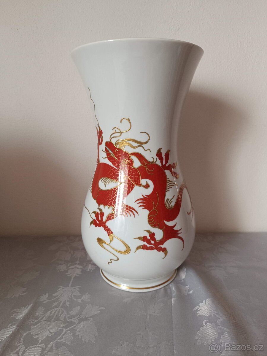 Starožitná váza - Čínský drak - 5