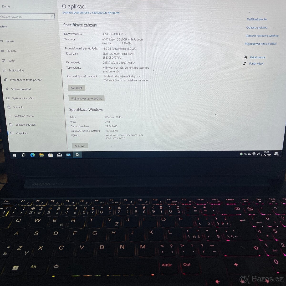 Lenovo IdeaPad Gaming 3 - 5