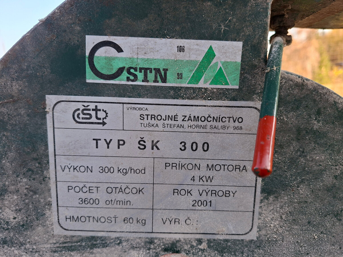 Kladívkový šrotovník ŠK 300 - 5