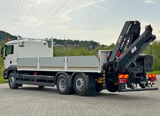 MAN TGS 26.460 6x2 - valník s hydraulickou rukou - 5