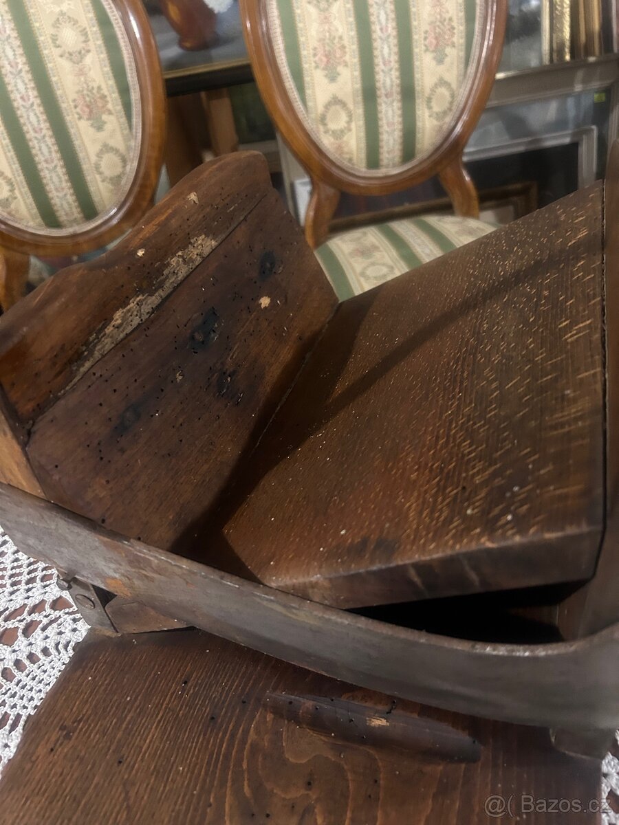 Starožitný ruční kráječ chleba / zeleniny - 5