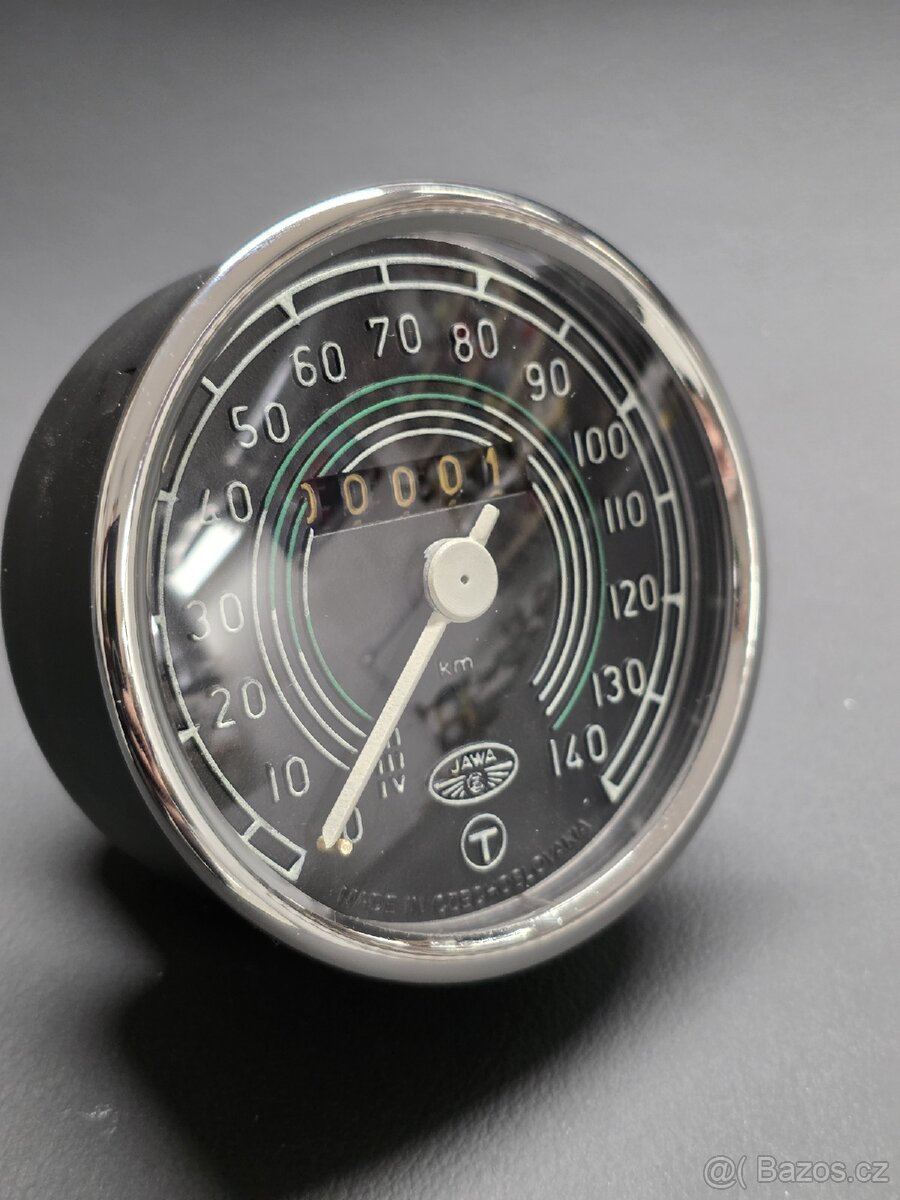 Tachometr Jawa kývačka půlbuben 140km/h - 5