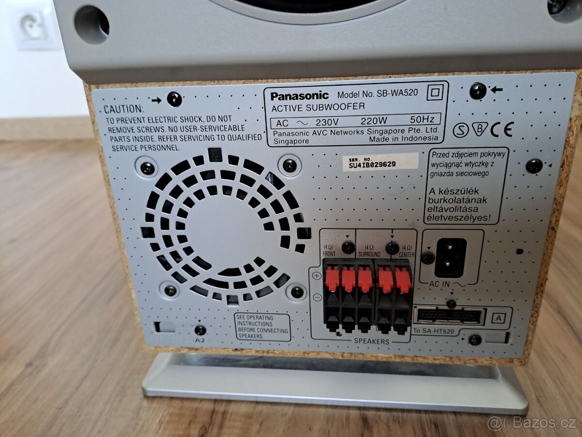 DVD home cinema Panasonic 5+1 - 5