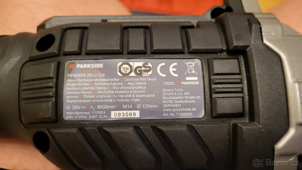 Flexa, akku úhlová bruska, nova - 5