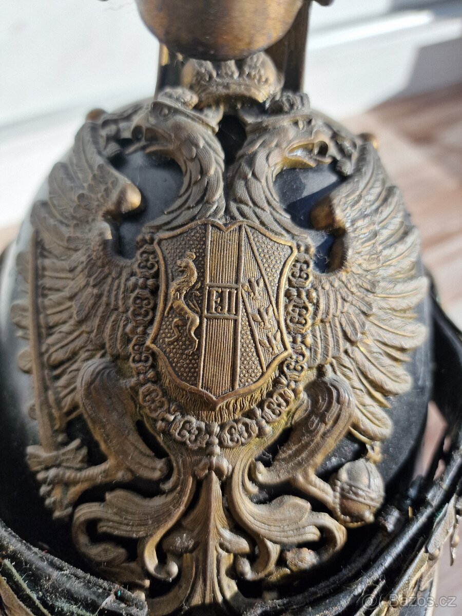 přilba, helma dragoun - důstojník - 5