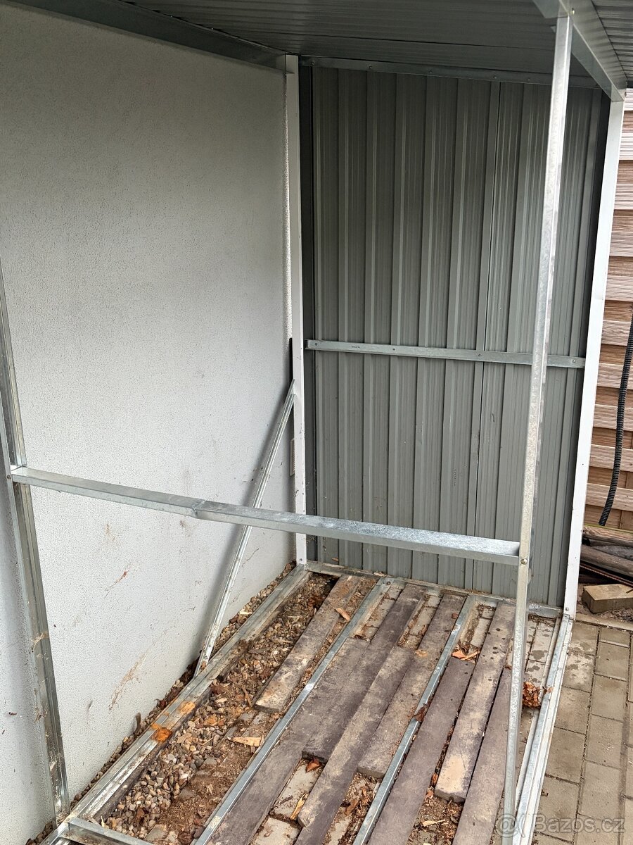 Plechový dřevník 302 x 119 x 190 - 5