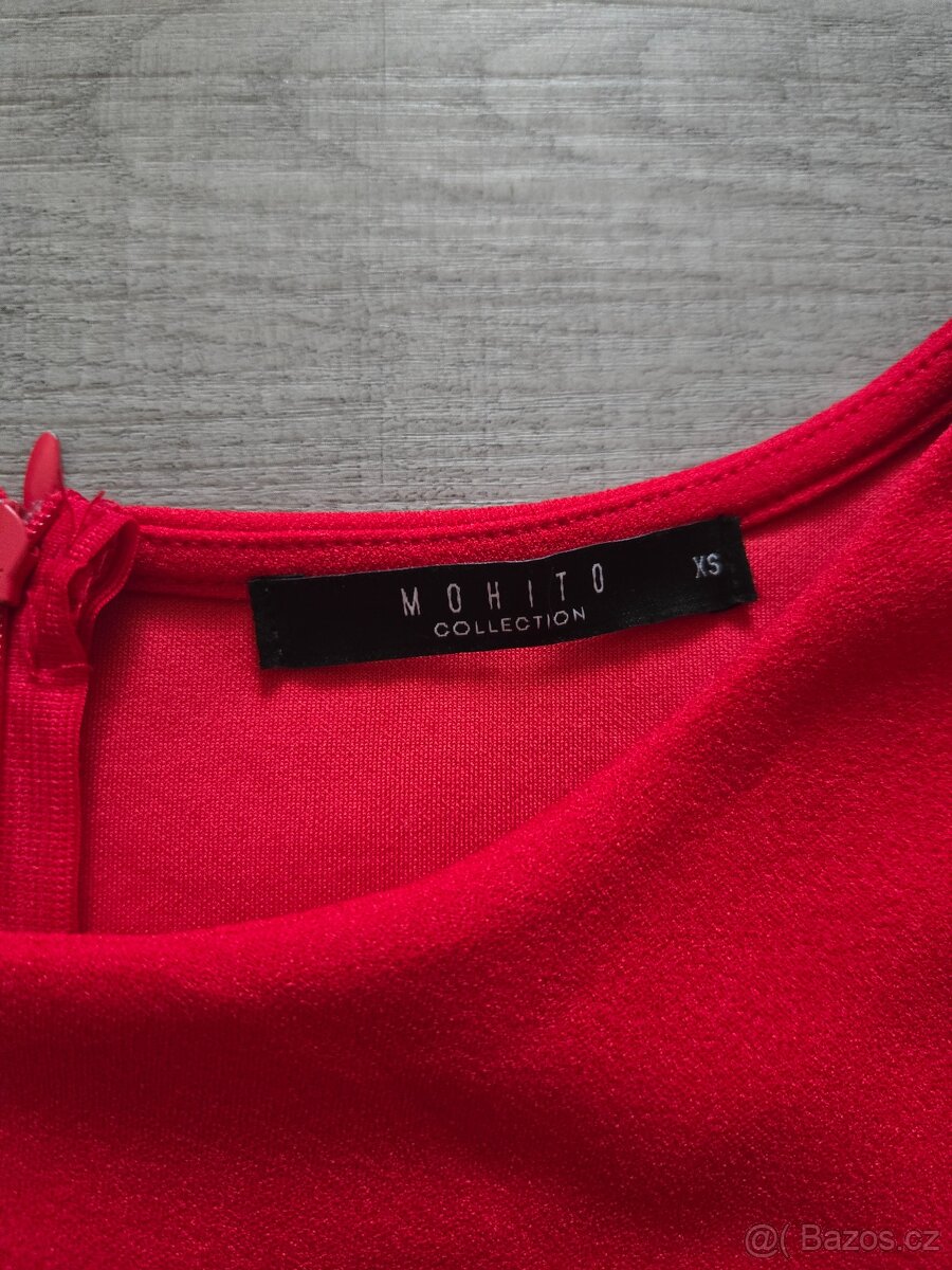 Červené šaty zn. Mohito - 5