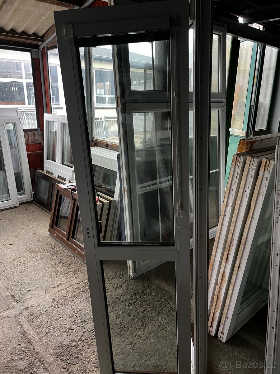 PLASTOVÉ DVEŘE BALKÓNOVÉ TROJSKLA-64x216-PLZEŇ - 5