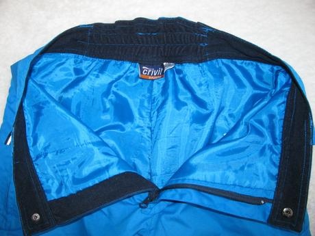 Chlapecké modré lyžařské kalhoty, oteplovačky vel.152 - 5