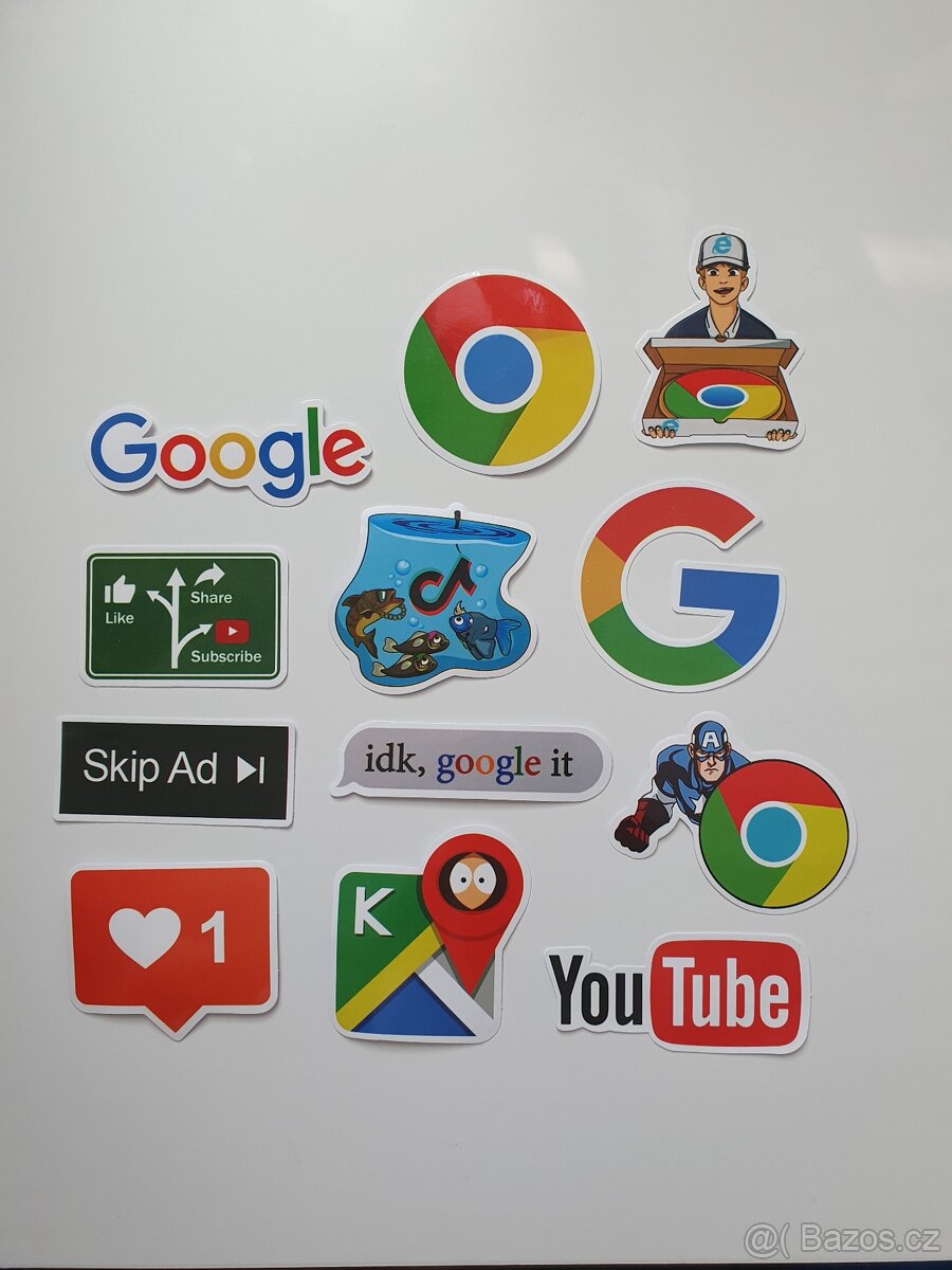 Nálepky Google mix - 5