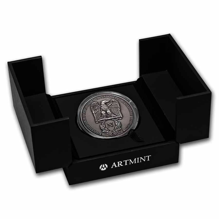 MINCE NAPOLEON BONAPARTE 200th Anniversary 2 Oz Silver Coin - 5