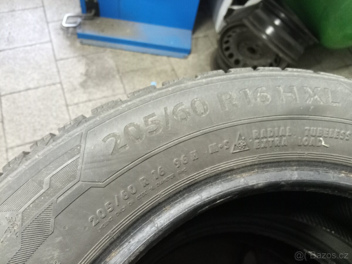 205/60 R16 Zimní Continental + Barum - 5