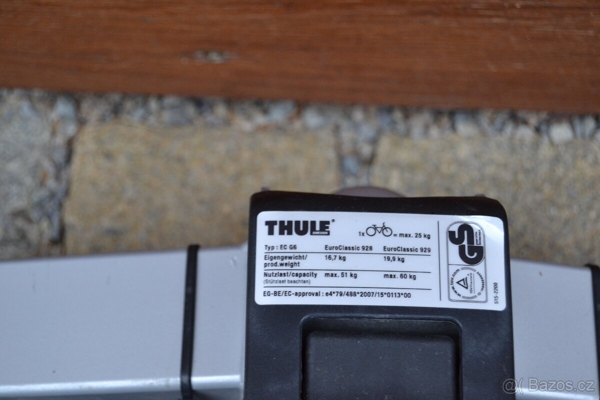 Nosič kol na tažné zařízení Thule Euroclassic 928 - 5