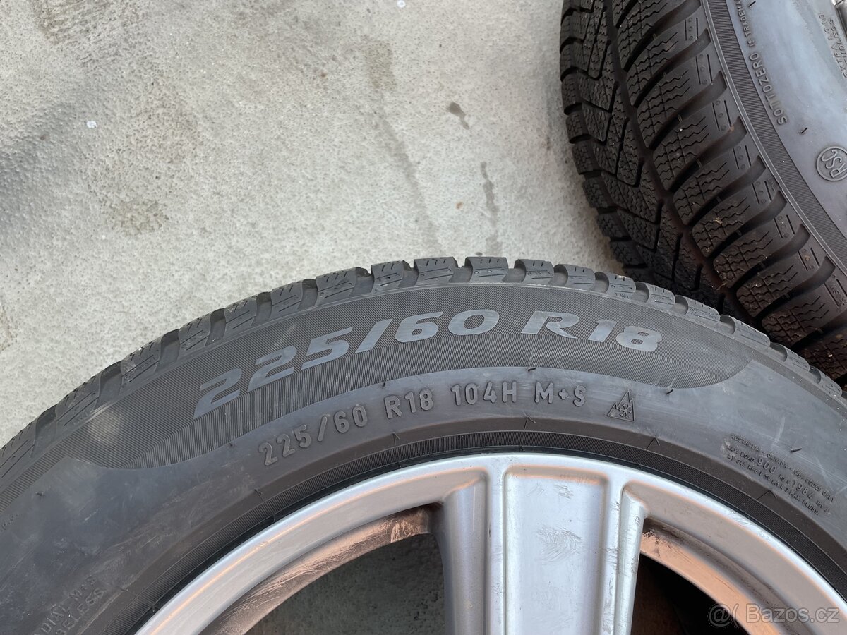 Alu kola 5x112 včetně zimních pneu 225/60R18 - 5