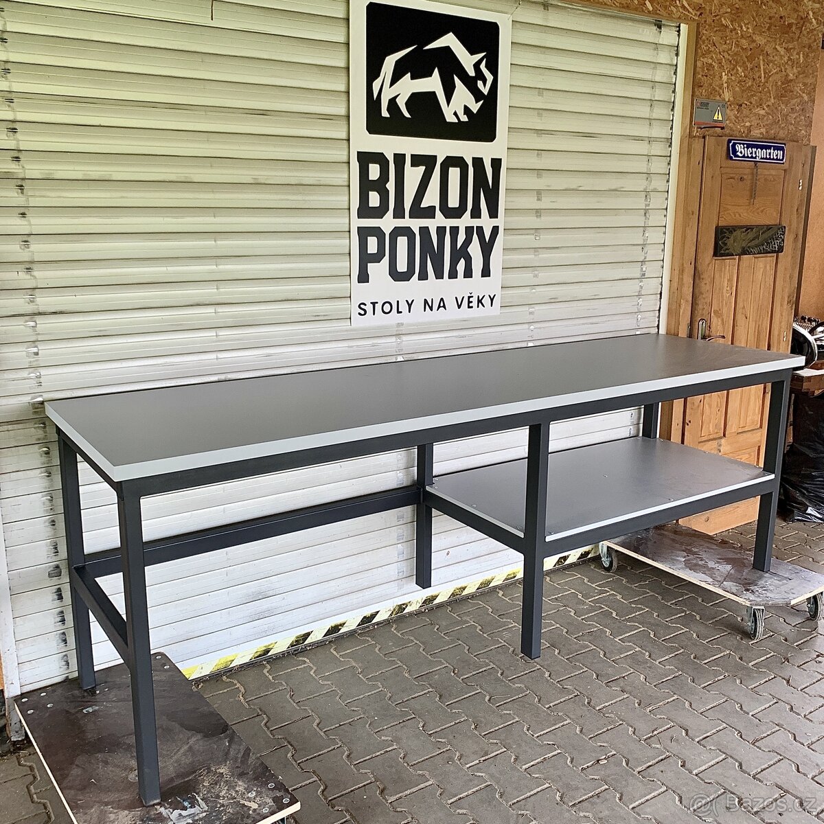 Dílenský stul ponk Bizon 2950x700x890mm - 5