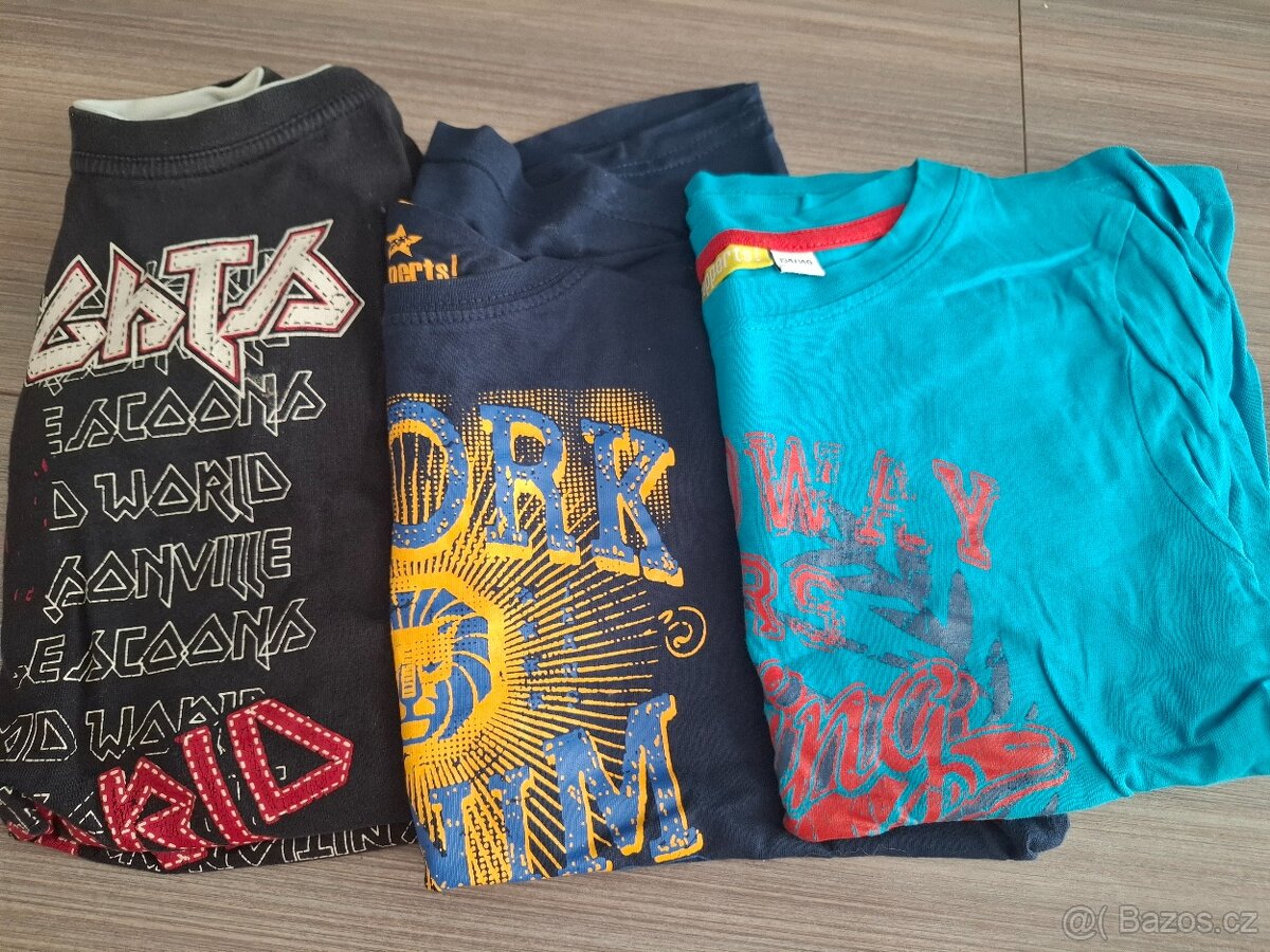 Trička s dlouhým rukávem vel. 122/128/134/140/146 - 5