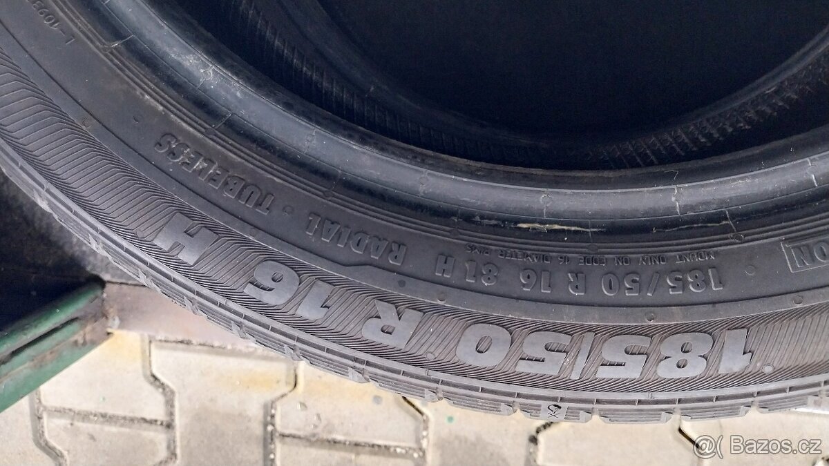 Prodám 2 x letní pneu Semperit 185/50/16 - 5