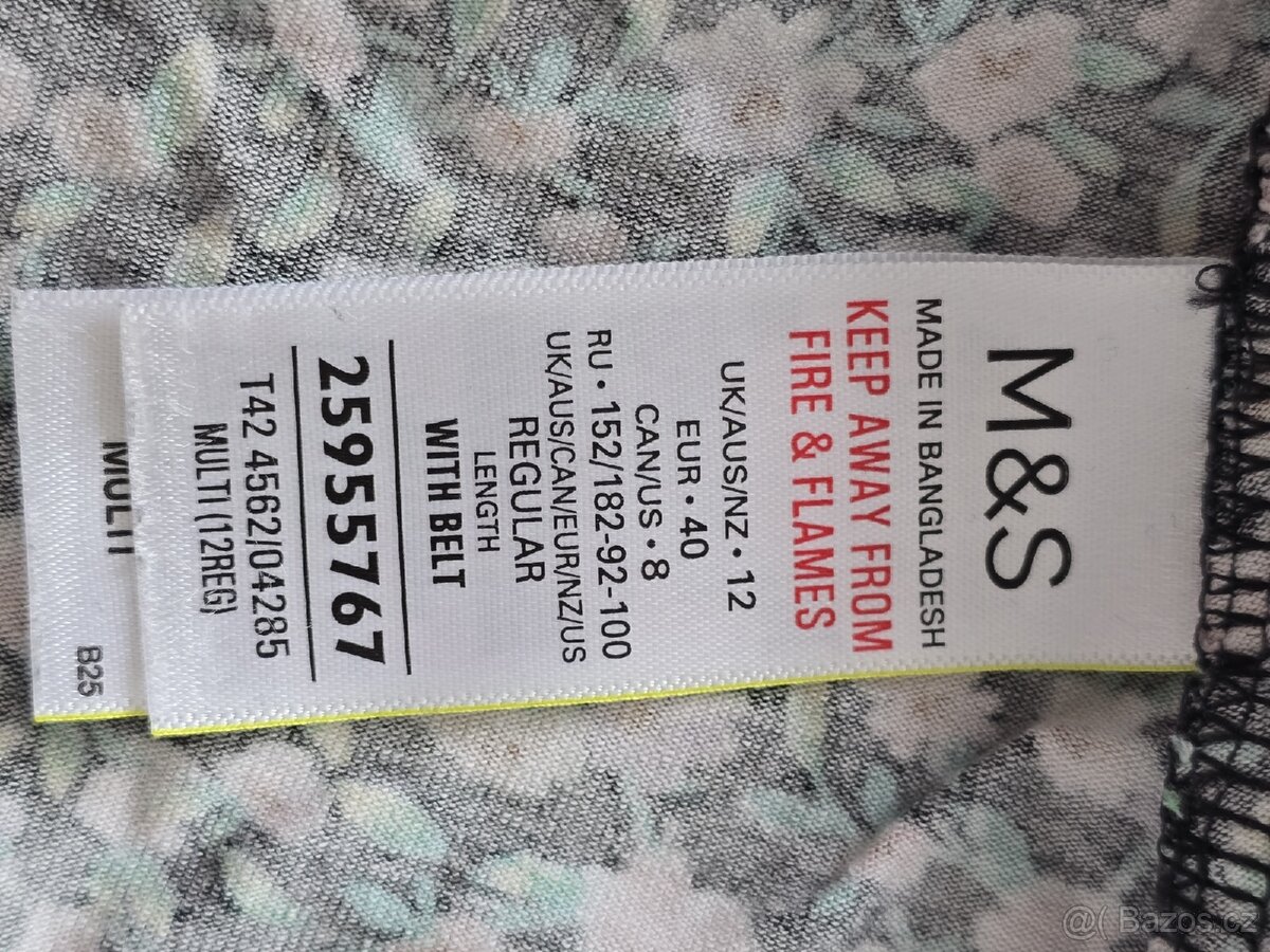 Dámské dlouhé šaty vel. L - 5