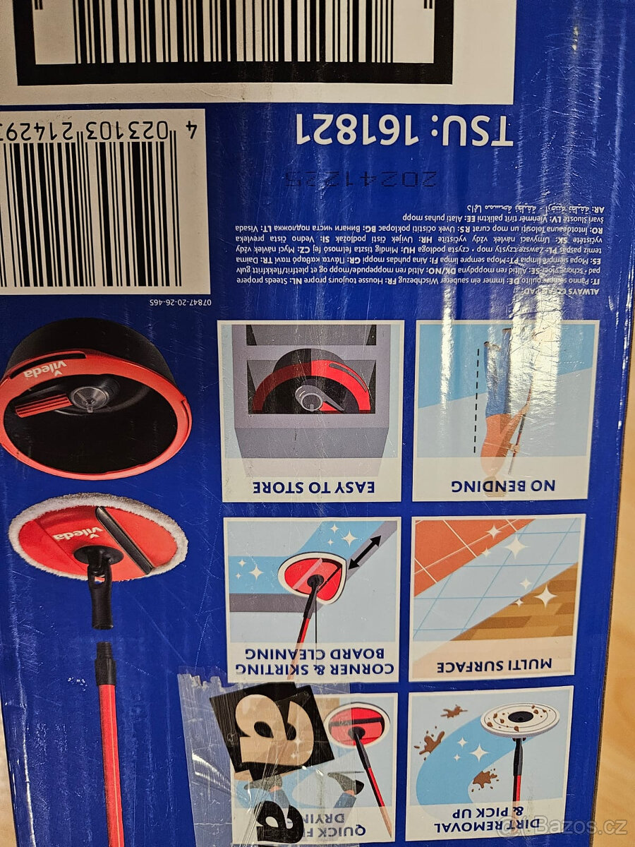 Nový Mop sada Vileda Spin & Clean - 5