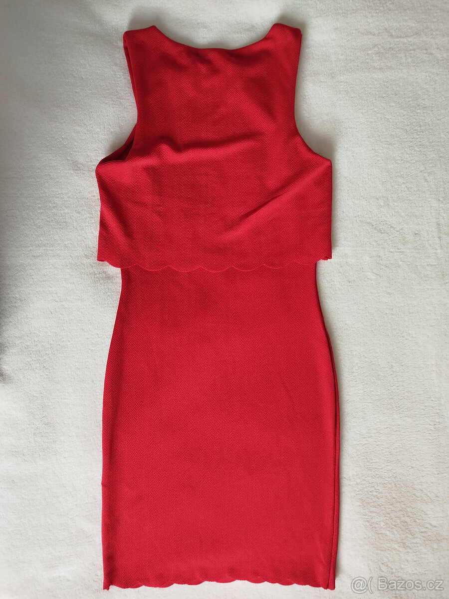 červené šaty, zn.New Look - 5