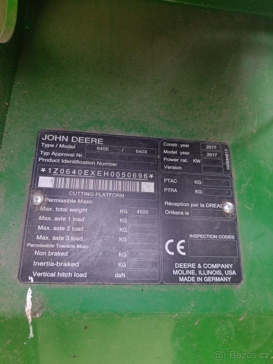 Kombajn JD S690 lista 12m - 5
