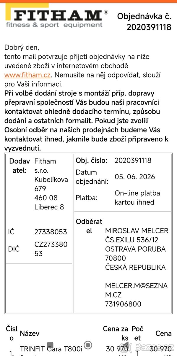 Běžecký pás Gara 800i - 5